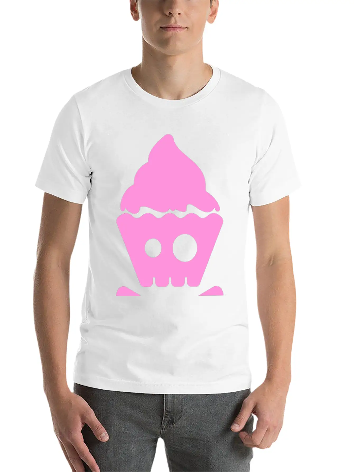 Cupcake Pirate Stylish Everyday T-Shirt – Unisex Basic Cotton Tee