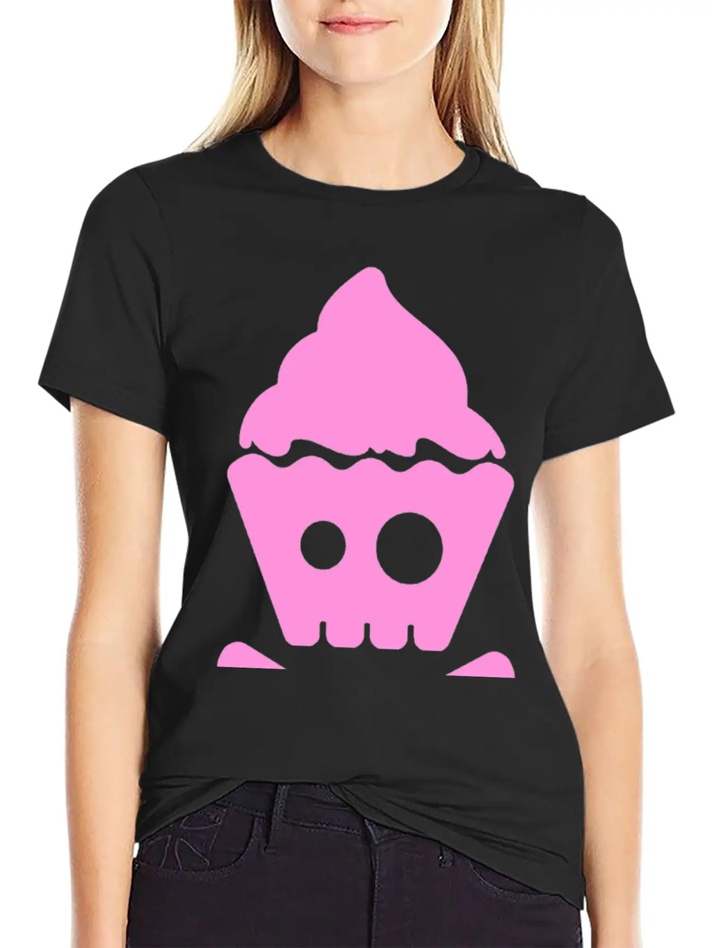 Cupcake Pirate Stylish Everyday T-Shirt – Unisex Basic Cotton Tee