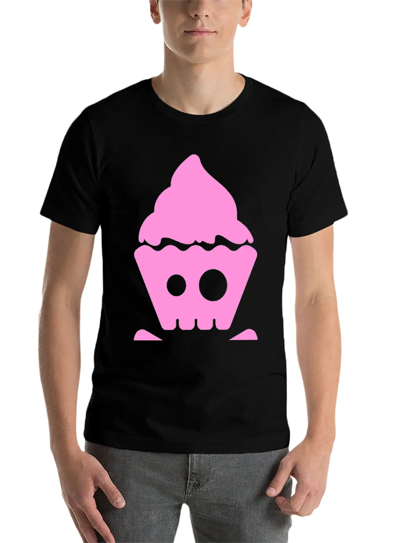 Cupcake Pirate Unisex Casual T-Shirt – Clean Design For Daily Comfort