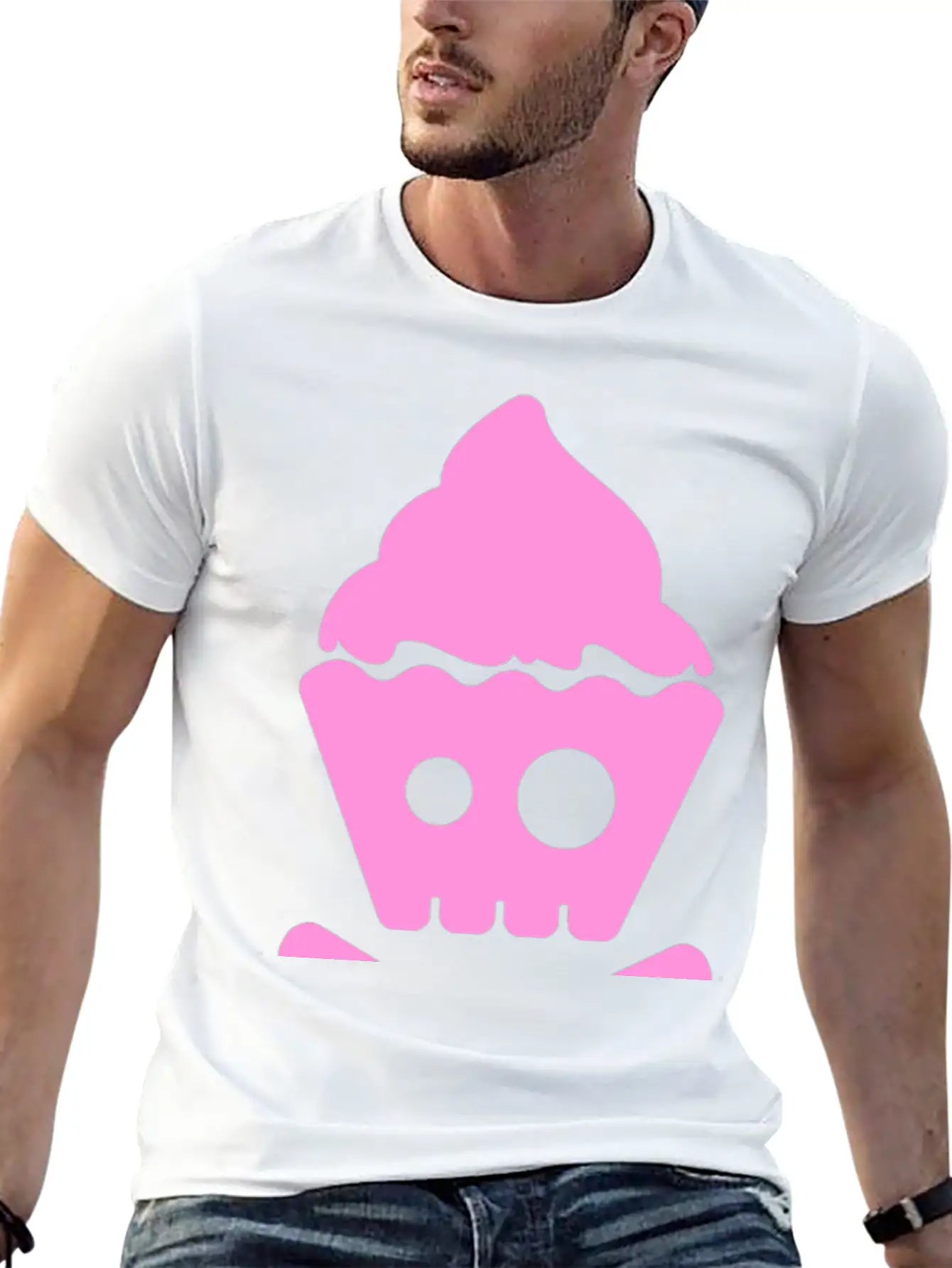 Cupcake Pirate Unisex Casual T-Shirt – Clean Design For Daily Comfort