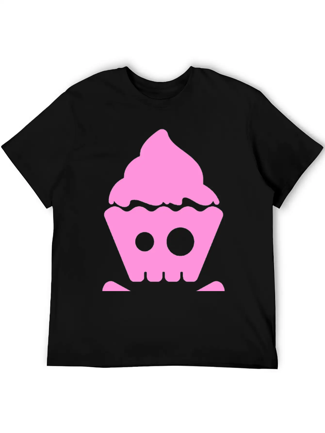 Cupcake Pirate Unisex Casual T-Shirt – Clean Design For Daily Comfort