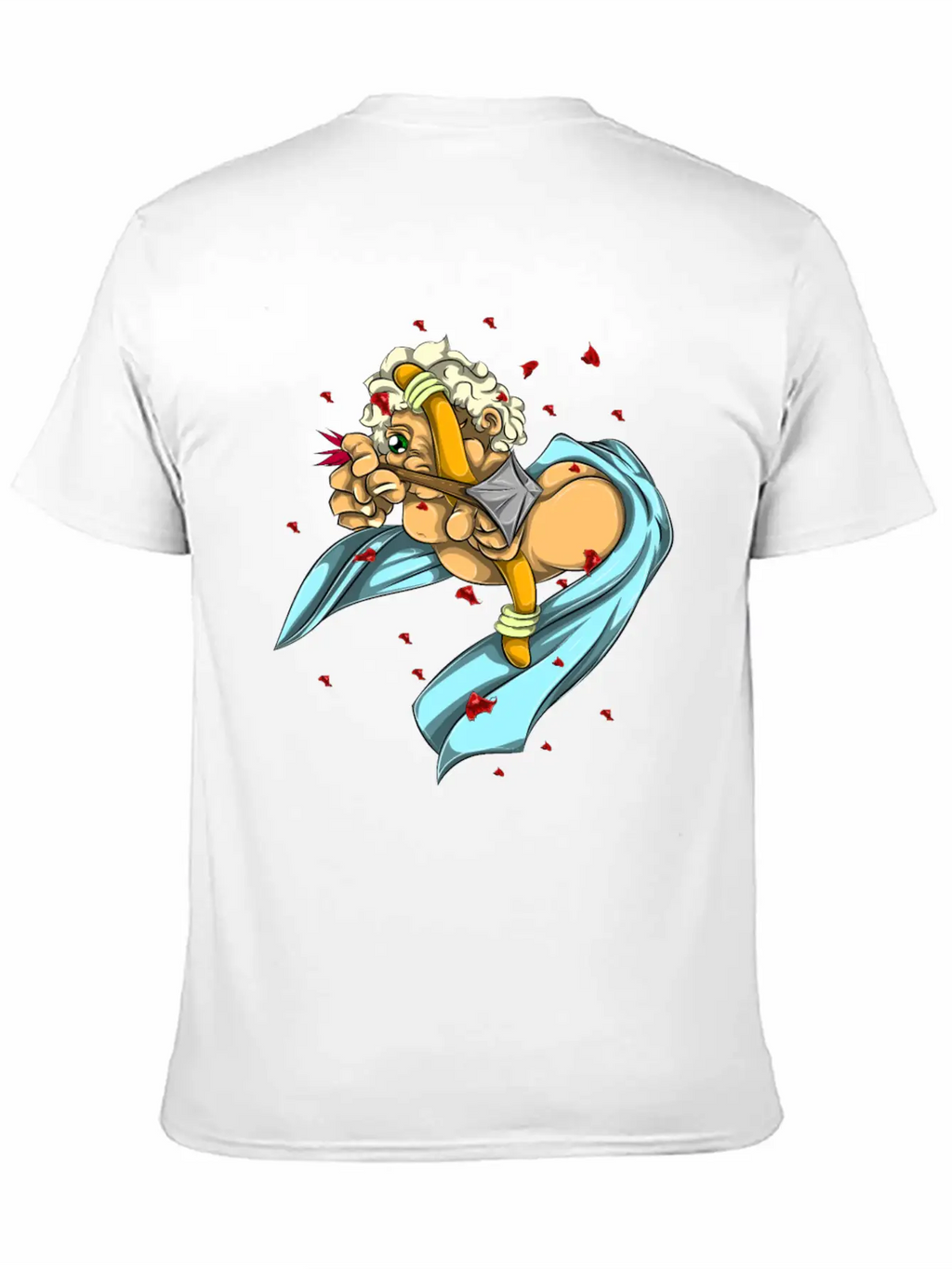 Cupid Arrow Love Cupid Gift Idea Unisex Short Sleeve Soft Cotton T-Shirt – Casual Everyday Wear