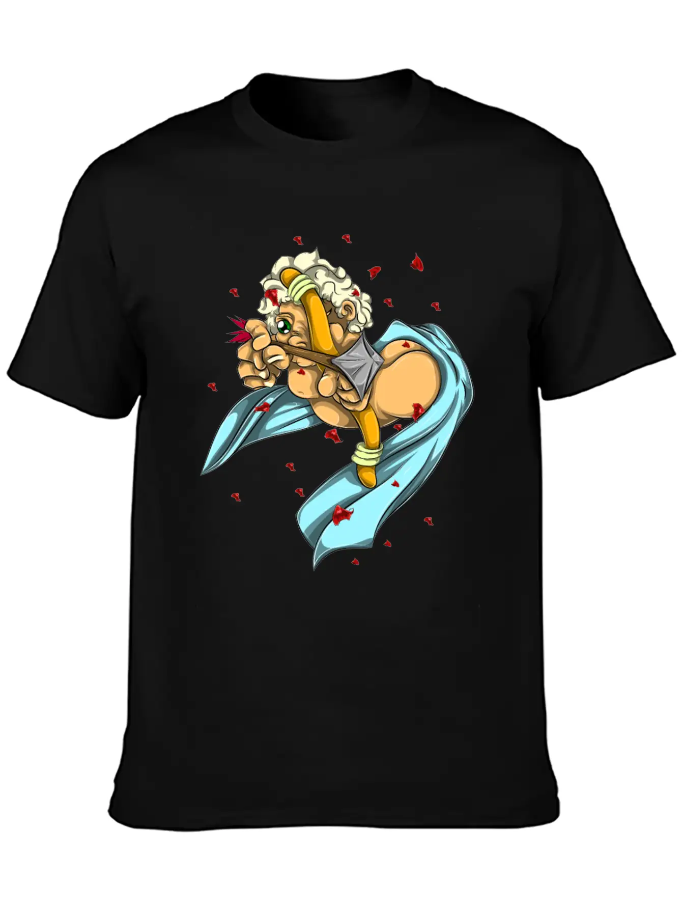 Cupid Arrow Love Cupid Gift Idea Unisex Short Sleeve Soft Cotton T-Shirt – Casual Everyday Wear