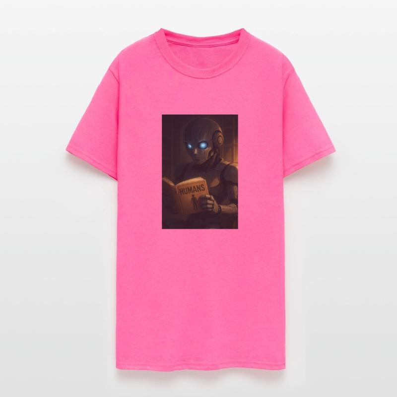 Curious Robot Reading About Humans