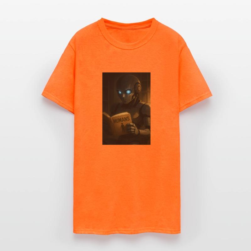 Curious Robot Reading About Humans