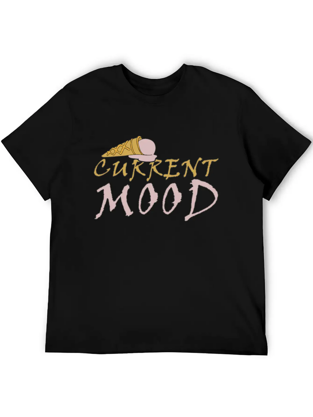 CURRENT MOOD Unisex Short Sleeve Soft Cotton T-Shirt – Casual Everyday Wear