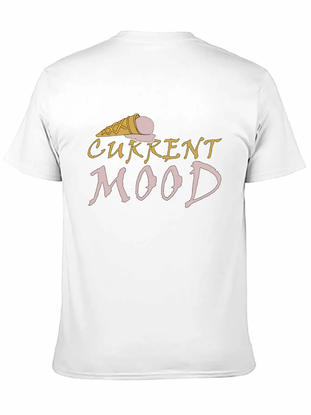 CURRENT MOOD Unisex Short Sleeve Soft Cotton T-Shirt – Casual Everyday Wear