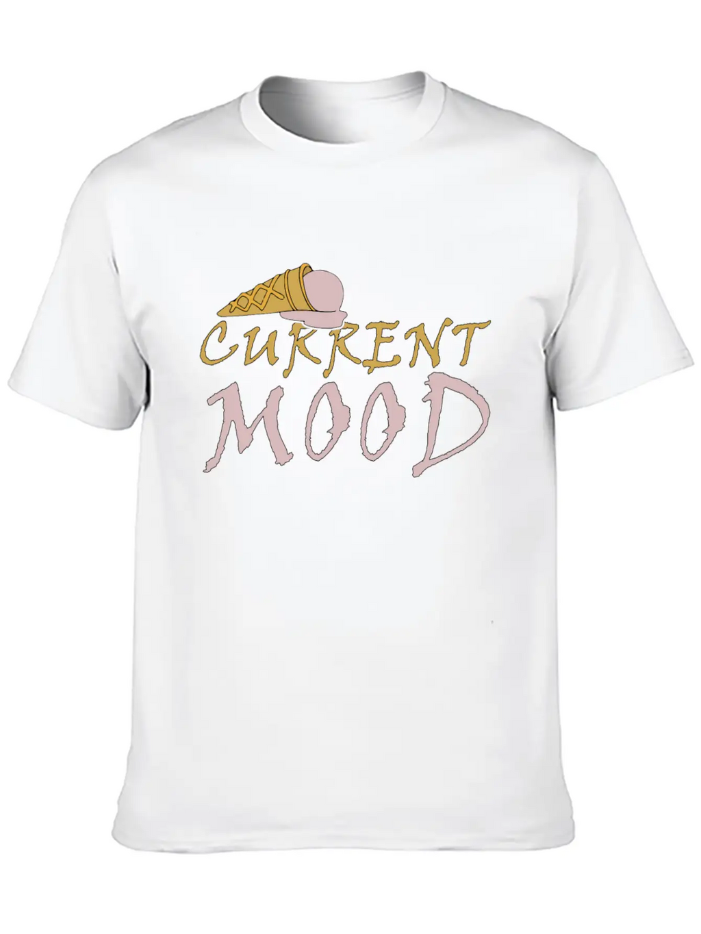 CURRENT MOOD Unisex Short Sleeve Soft Cotton T-Shirt – Casual Everyday Wear
