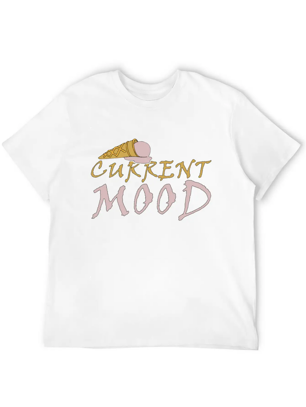 CURRENT MOOD Unisex Short Sleeve Soft Cotton T-Shirt – Casual Everyday Wear