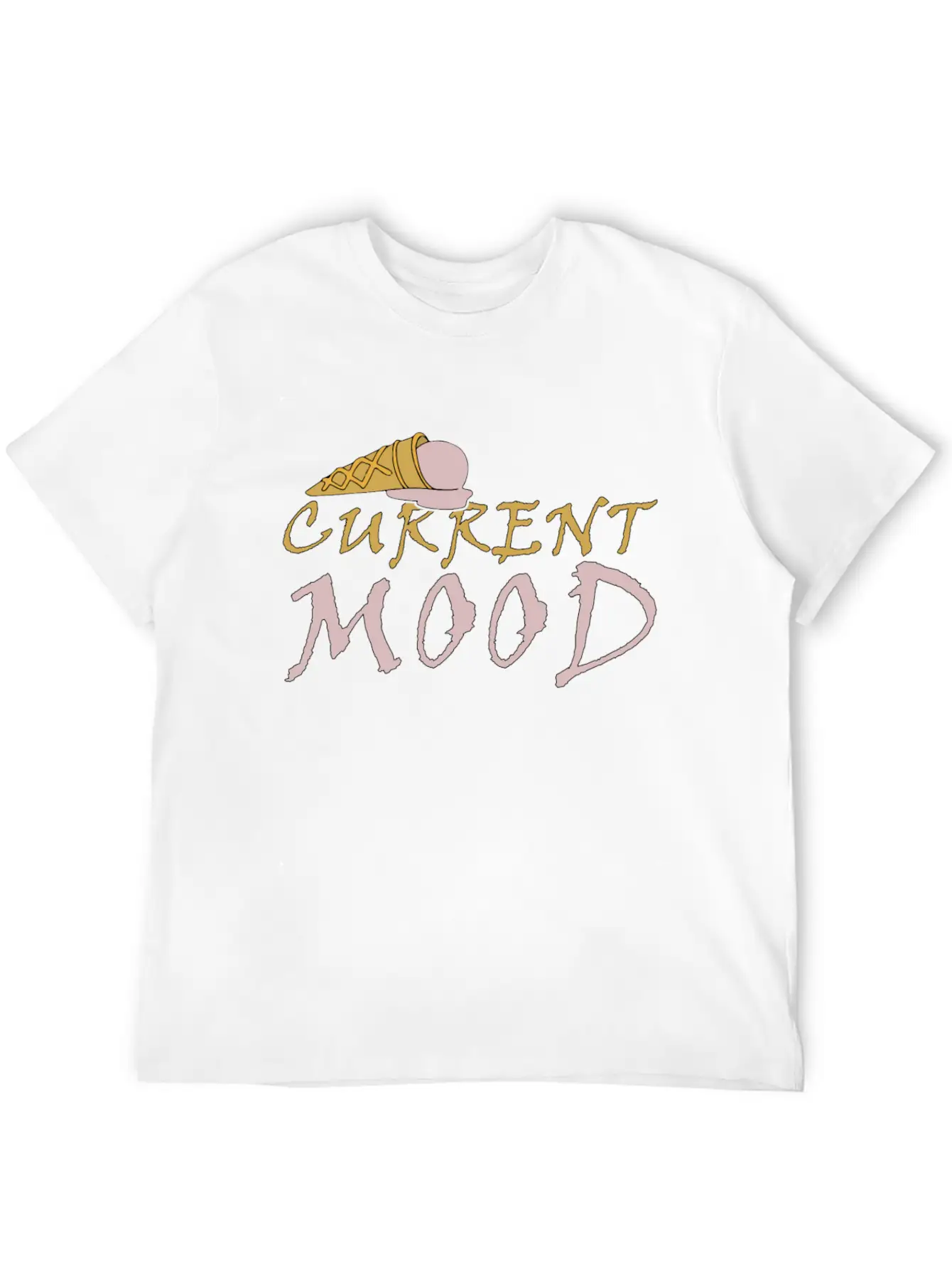 CURRENT MOOD Unisex Short Sleeve Soft Cotton T-Shirt – Casual Everyday Wear