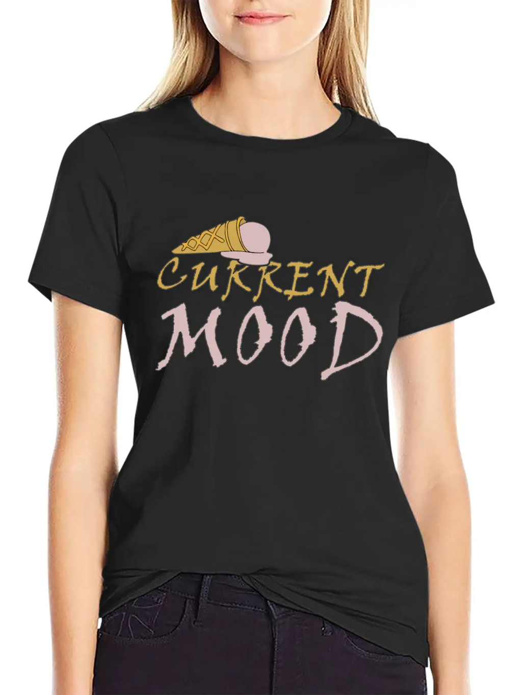 CURRENT MOOD Unisex Short Sleeve Soft Cotton T-Shirt – Casual Everyday Wear