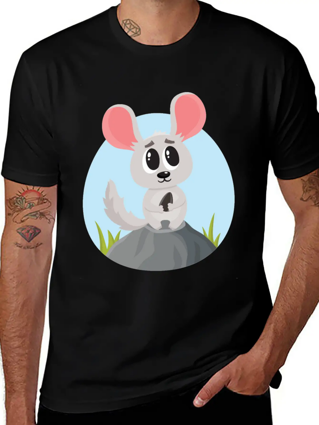 Cute And Adorable Chinchilla House Pet Rodents Casual Graphic T-Shirt – Simple And Comfortable Daily Wear