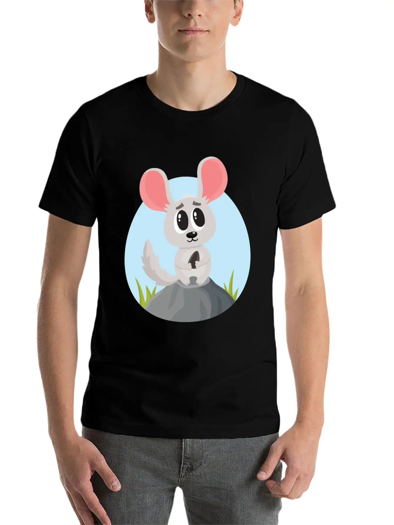 Cute And Adorable Chinchilla House Pet Rodents Casual Graphic T-Shirt – Simple And Comfortable Daily Wear