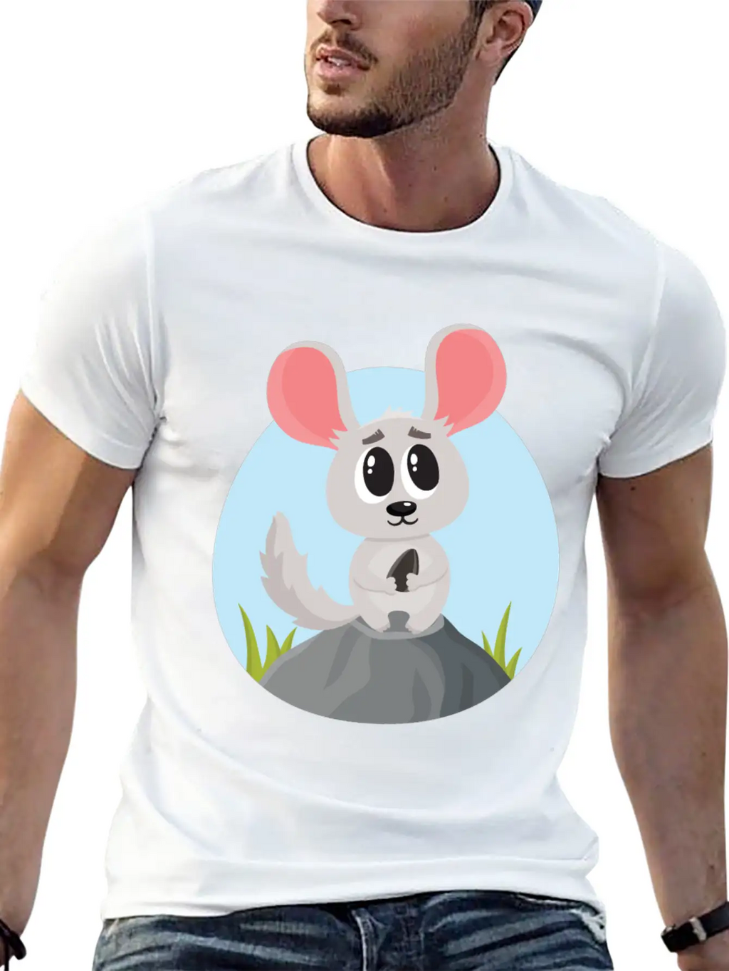 Cute And Adorable Chinchilla House Pet Rodents Casual Graphic T-Shirt – Simple And Comfortable Daily Wear