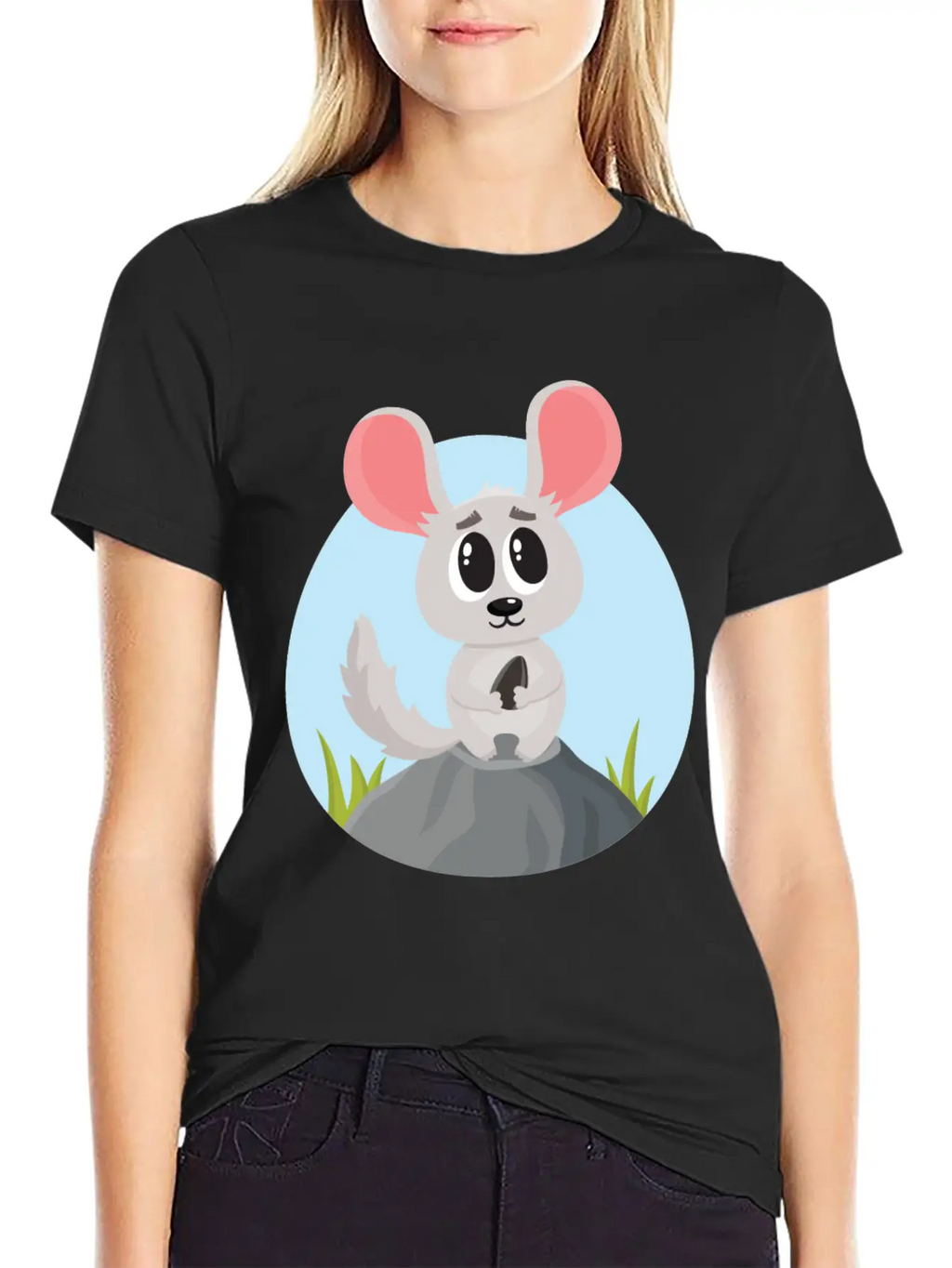 Cute And Adorable Chinchilla House Pet Rodents Casual Graphic T-Shirt – Simple And Comfortable Daily Wear