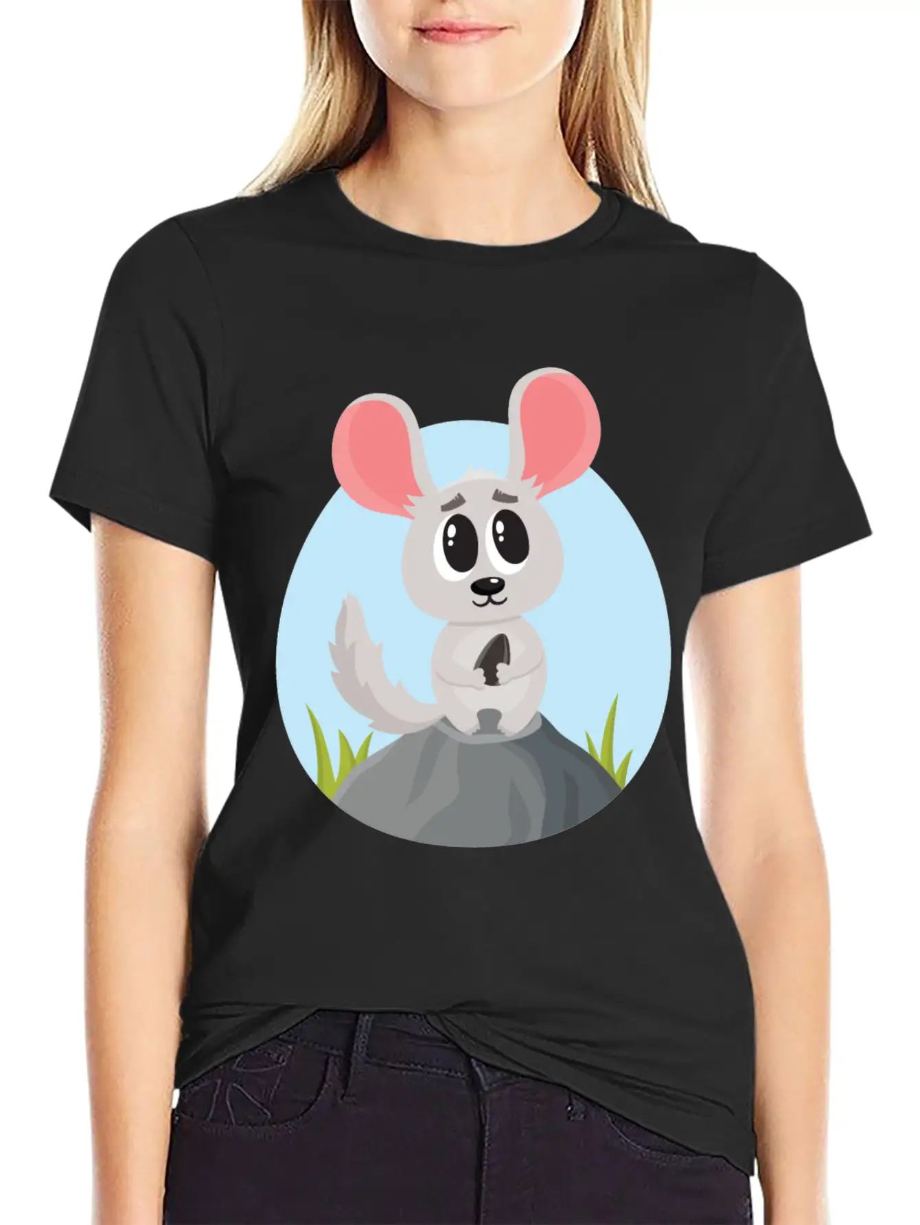 Cute And Adorable Chinchilla House Pet Rodents Casual Graphic T-Shirt – Simple And Comfortable Daily Wear