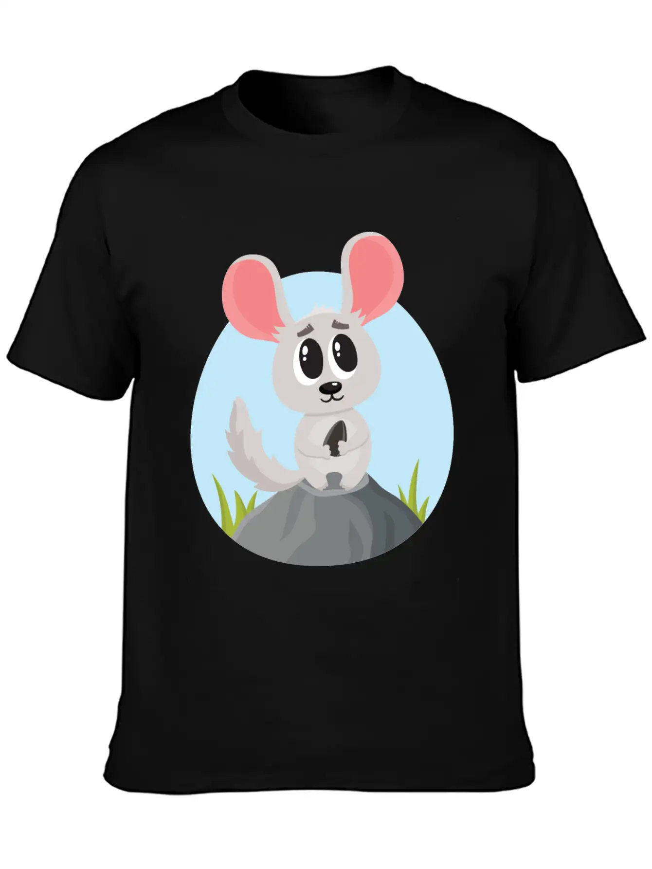 Cute And Adorable Chinchilla House Pet Rodents Casual Graphic T-Shirt – Simple And Comfortable Daily Wear