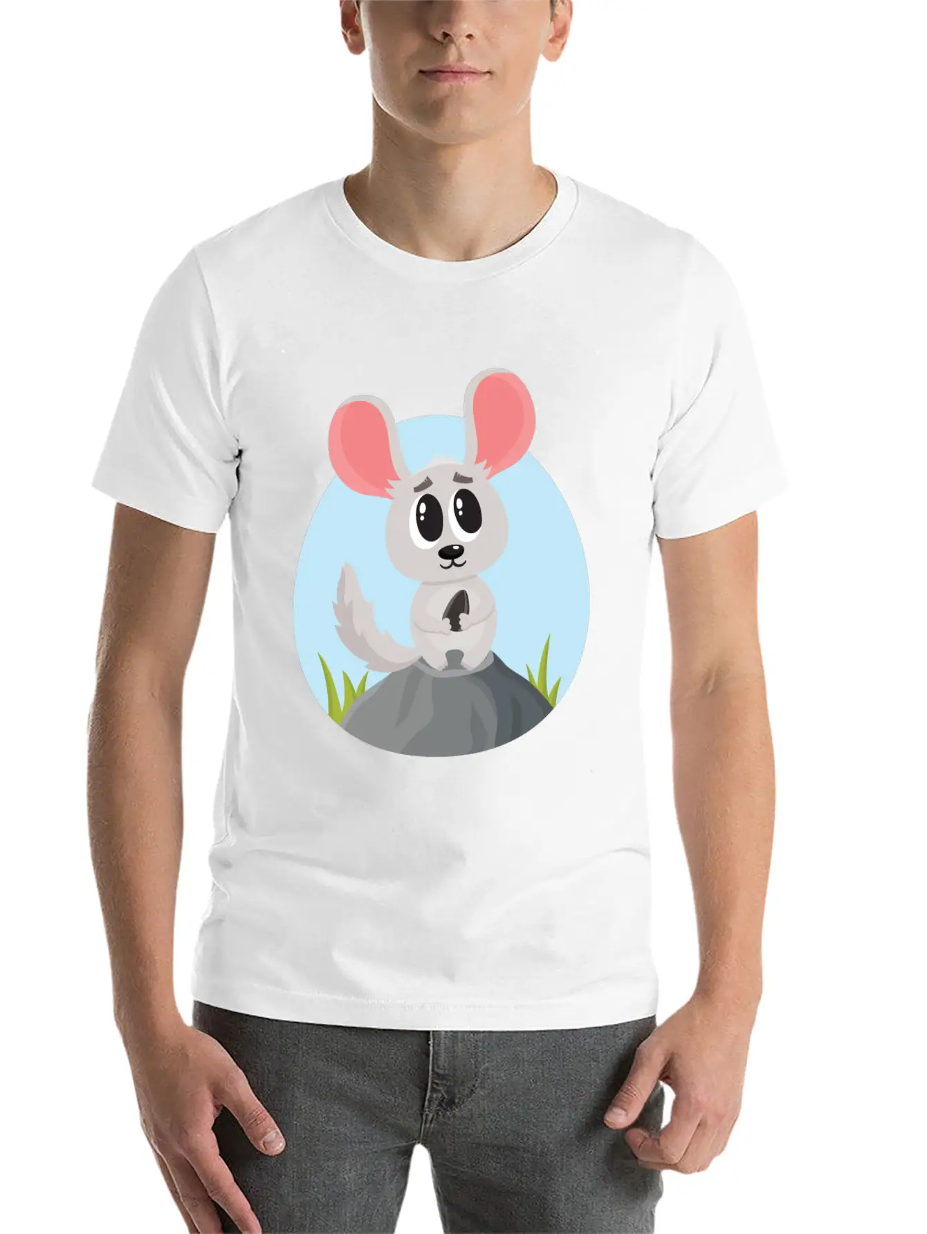 Cute And Adorable Chinchilla House Pet Rodents Casual Graphic T-Shirt – Simple And Comfortable Daily Wear