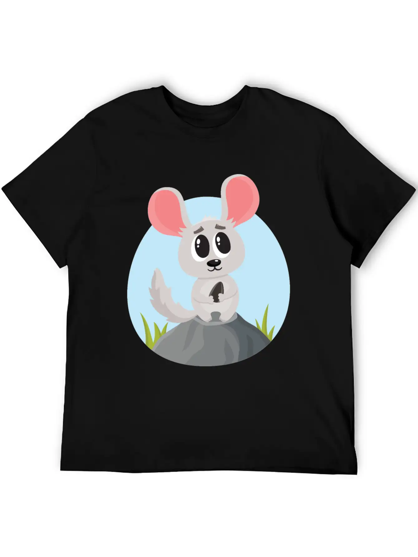 Cute And Adorable Chinchilla House Pet Rodents Casual Graphic T-Shirt – Simple And Comfortable Daily Wear