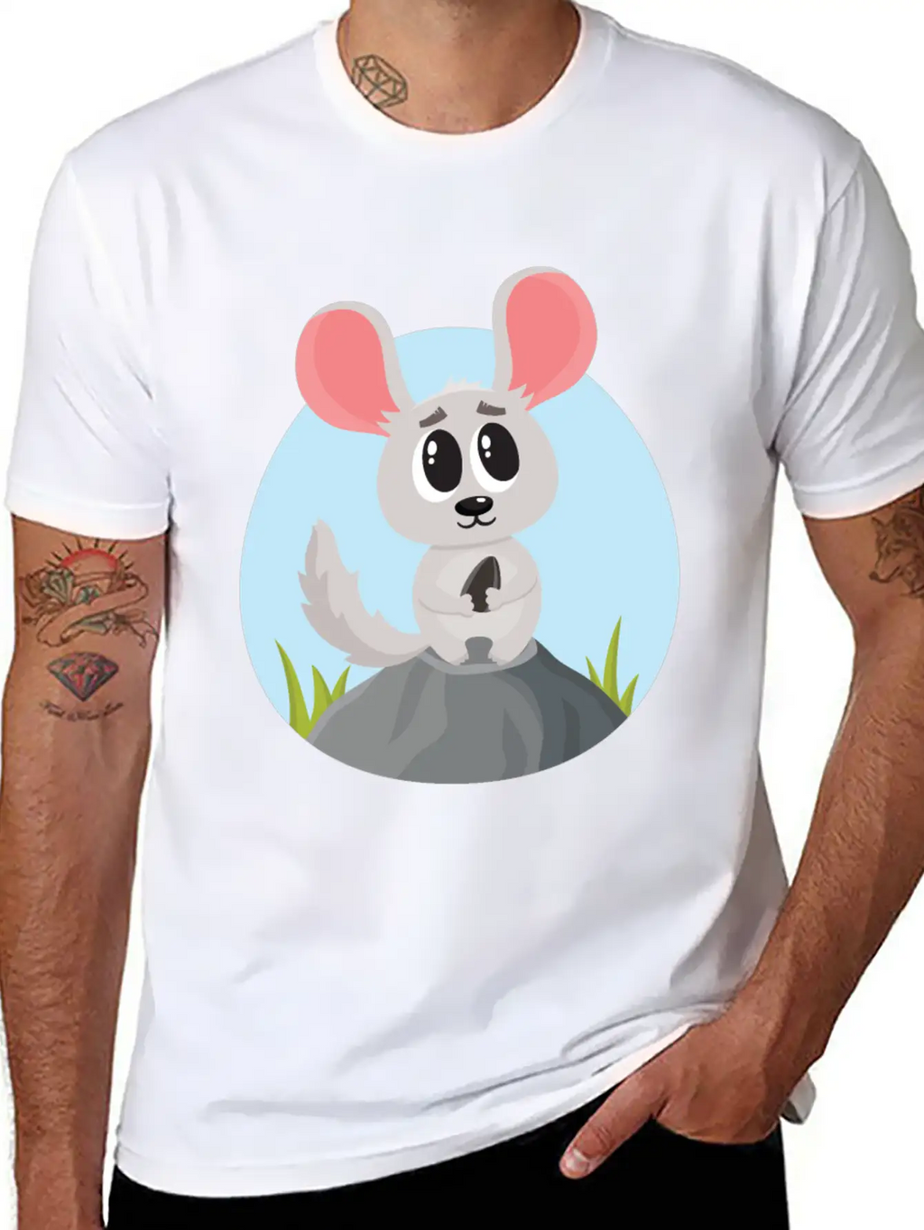Cute And Adorable Chinchilla House Pet Rodents Casual Graphic T-Shirt – Simple And Comfortable Daily Wear
