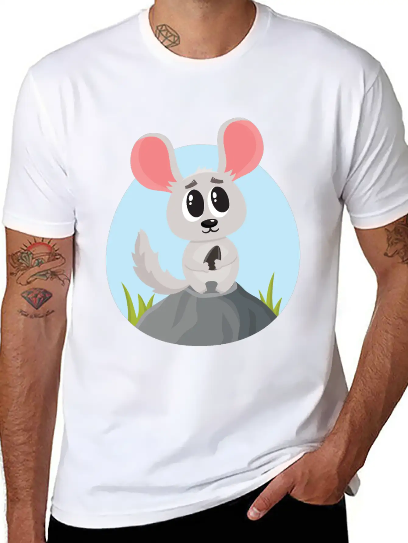 Cute And Adorable Chinchilla House Pet Rodents Casual Graphic T-Shirt – Simple And Comfortable Daily Wear