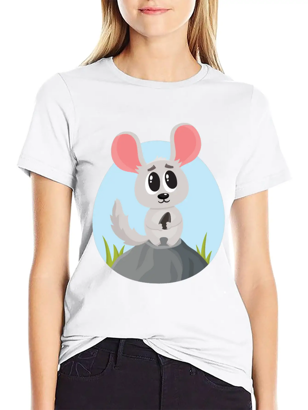 Cute And Adorable Chinchilla House Pet Rodents Casual Graphic T-Shirt – Simple And Comfortable Daily Wear