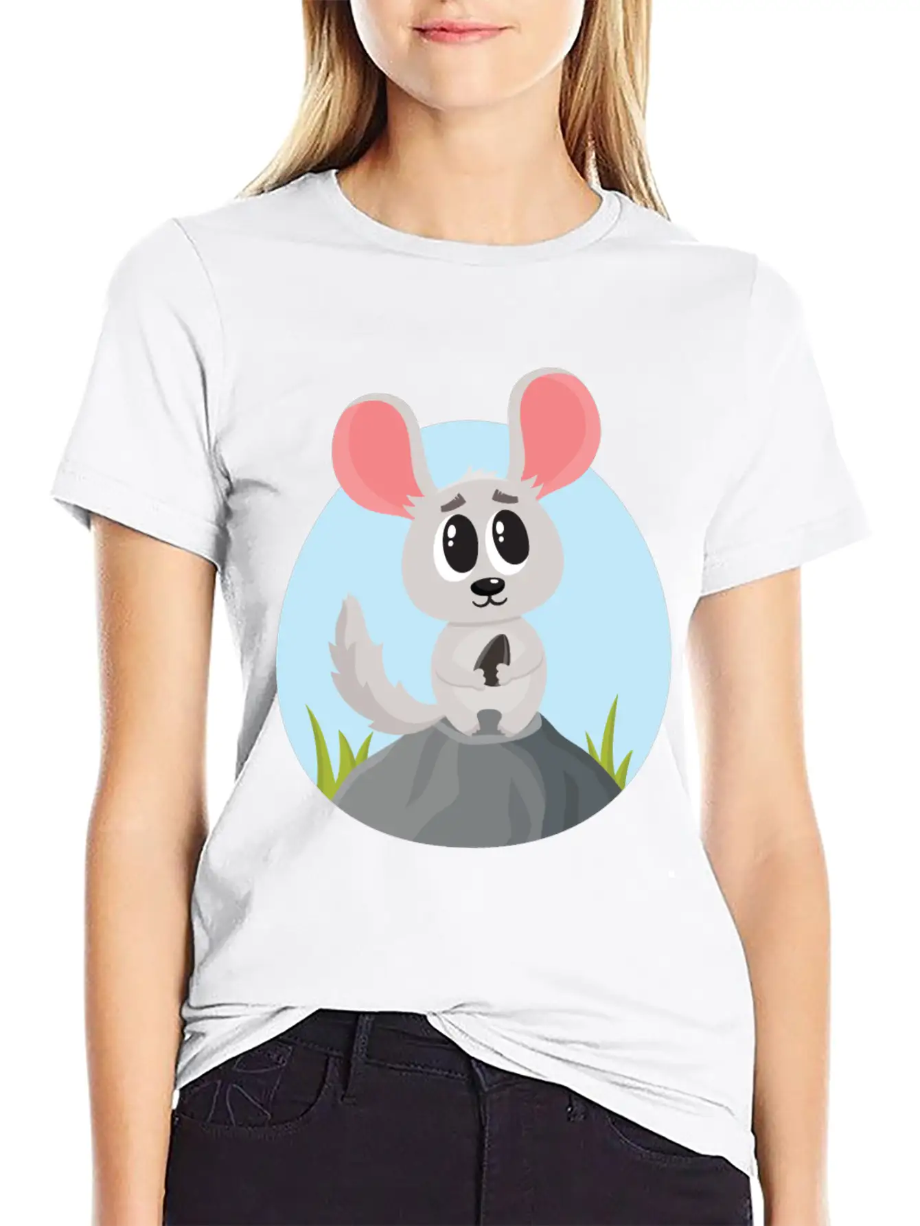 Cute And Adorable Chinchilla House Pet Rodents Casual Graphic T-Shirt – Simple And Comfortable Daily Wear