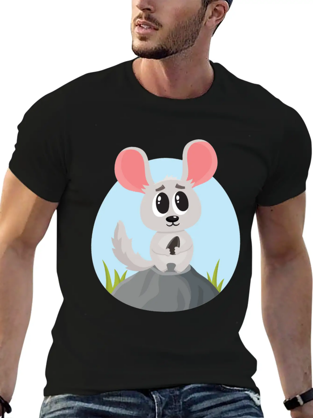 Cute And Adorable Chinchilla House Pet Rodents Casual Graphic T-Shirt – Simple And Comfortable Daily Wear
