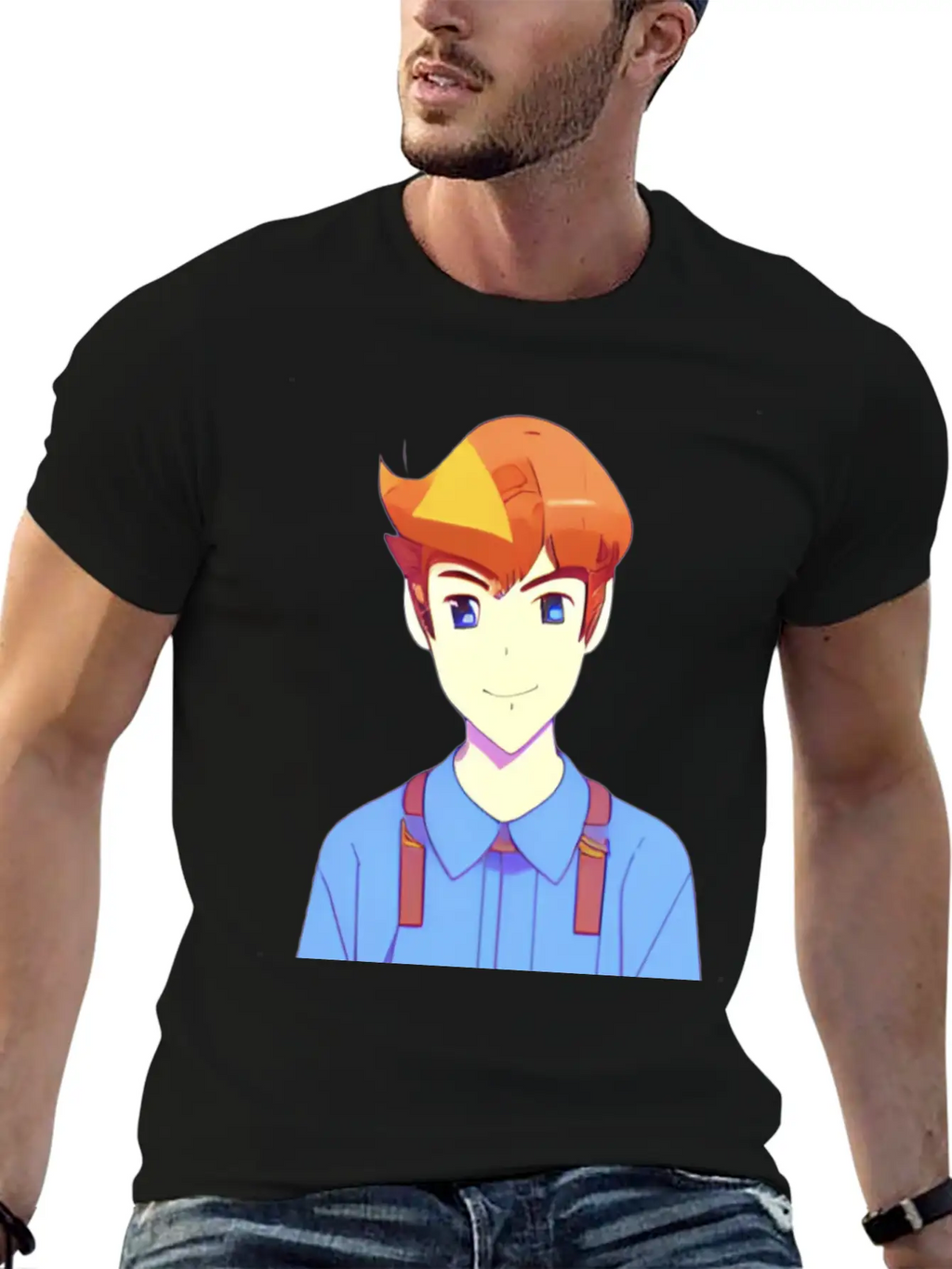 Cute Anime Characters . Unisex Casual T-Shirt – Clean Design For Daily Comfort