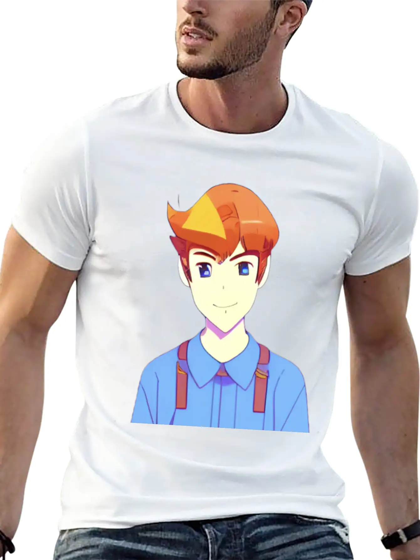 Cute Anime Characters . Unisex Casual T-Shirt – Clean Design For Daily Comfort