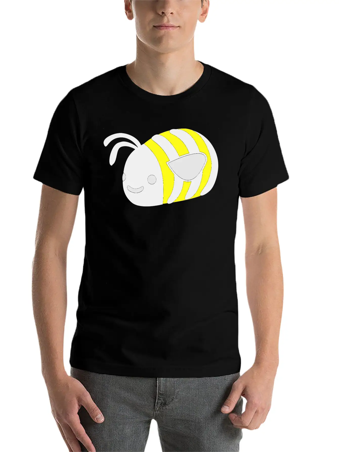 Cute Bumble Bee Stylish Everyday T-Shirt – Unisex Basic Cotton Tee