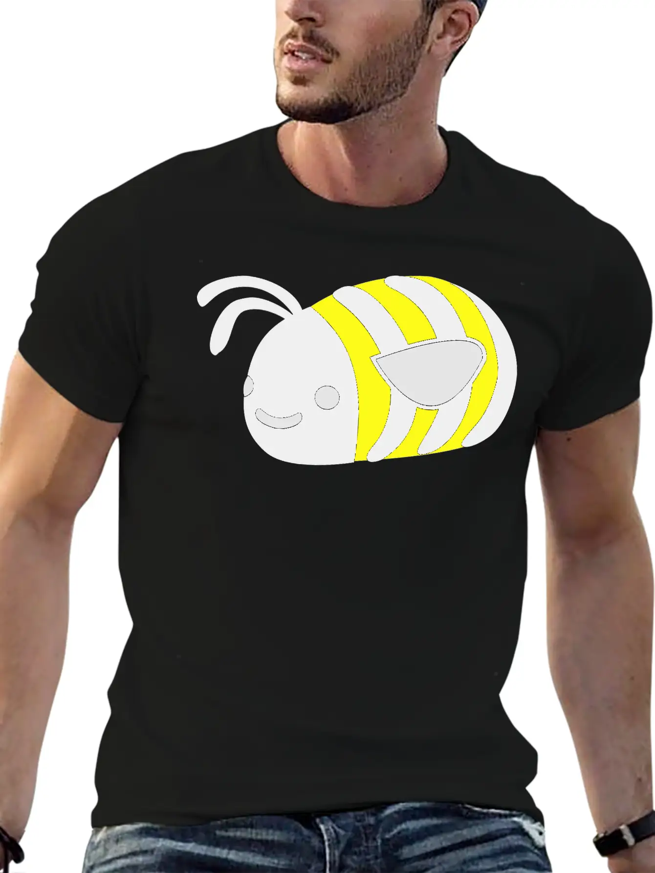 Cute Bumble Bee Stylish Everyday T-Shirt – Unisex Basic Cotton Tee