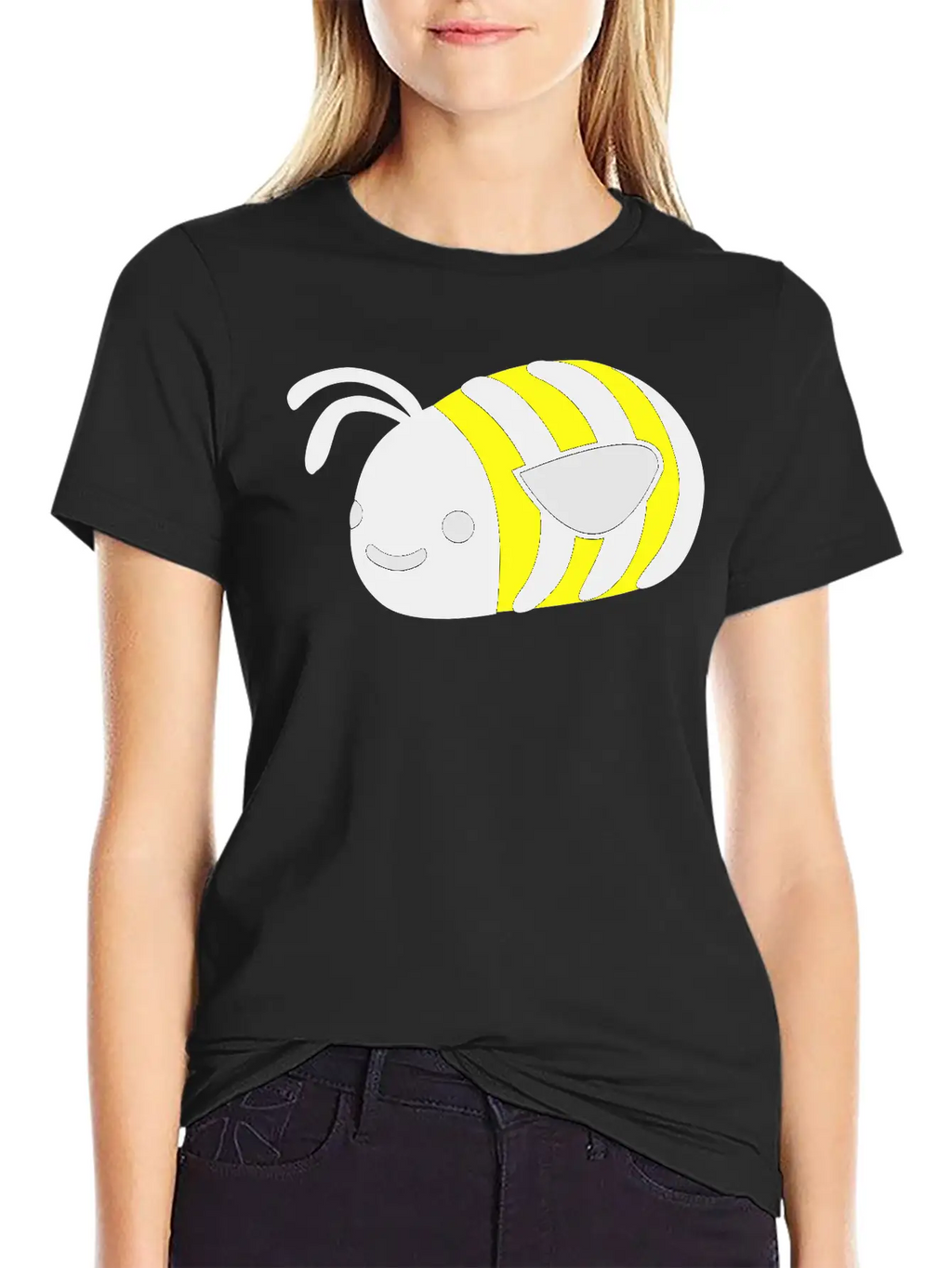 Cute Bumble Bee Stylish Everyday T-Shirt – Unisex Basic Cotton Tee