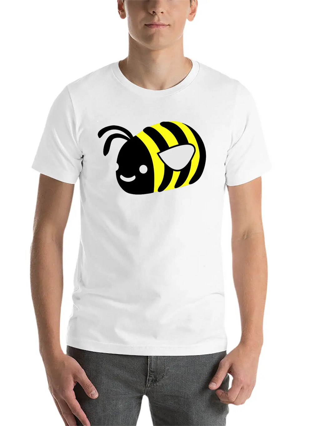 Cute Bumble Bee Stylish Everyday T-Shirt – Unisex Basic Cotton Tee