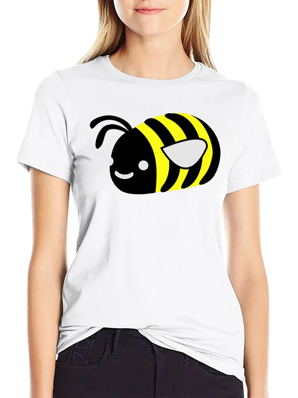 Cute Bumble Bee Stylish Everyday T-Shirt – Unisex Basic Cotton Tee