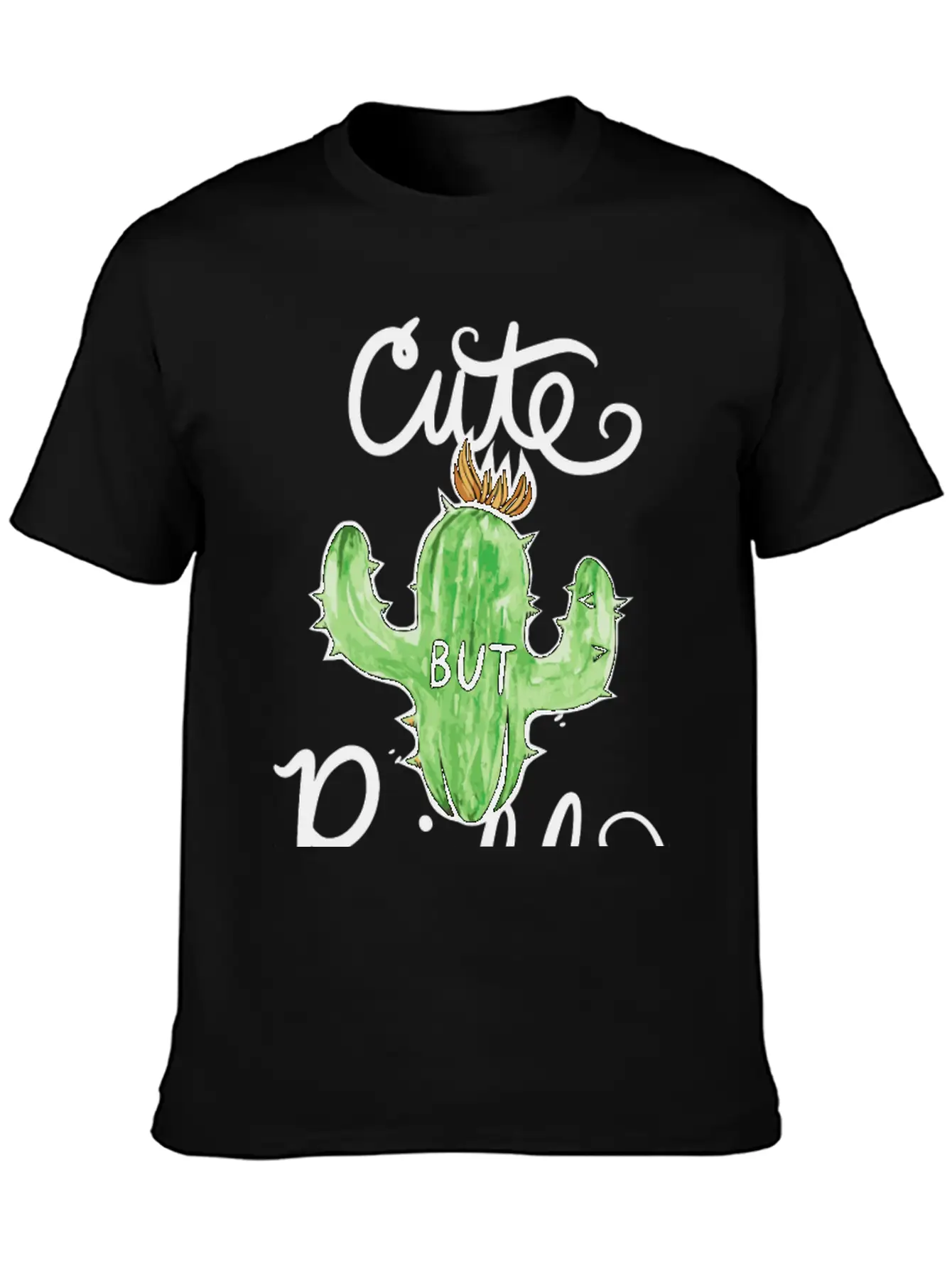 Cute But Prickly Cactus Cute Funny Stylish Everyday T-Shirt – Unisex Basic Cotton Tee