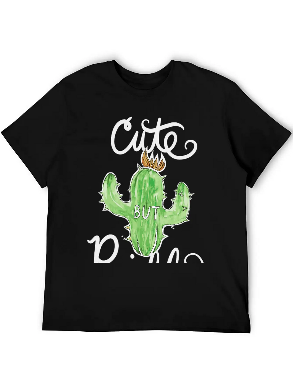 Cute But Prickly Cactus Cute Funny Stylish Everyday T-Shirt – Unisex Basic Cotton Tee