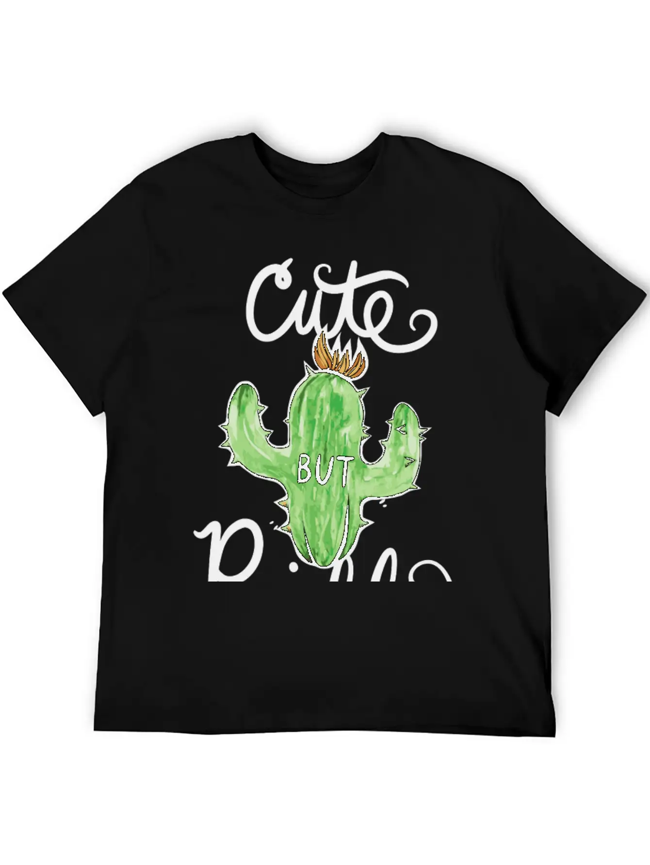 Cute But Prickly Cactus Cute Funny Stylish Everyday T-Shirt – Unisex Basic Cotton Tee