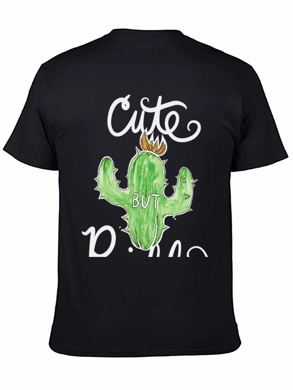 Cute But Prickly Cactus Cute Funny Stylish Everyday T-Shirt – Unisex Basic Cotton Tee