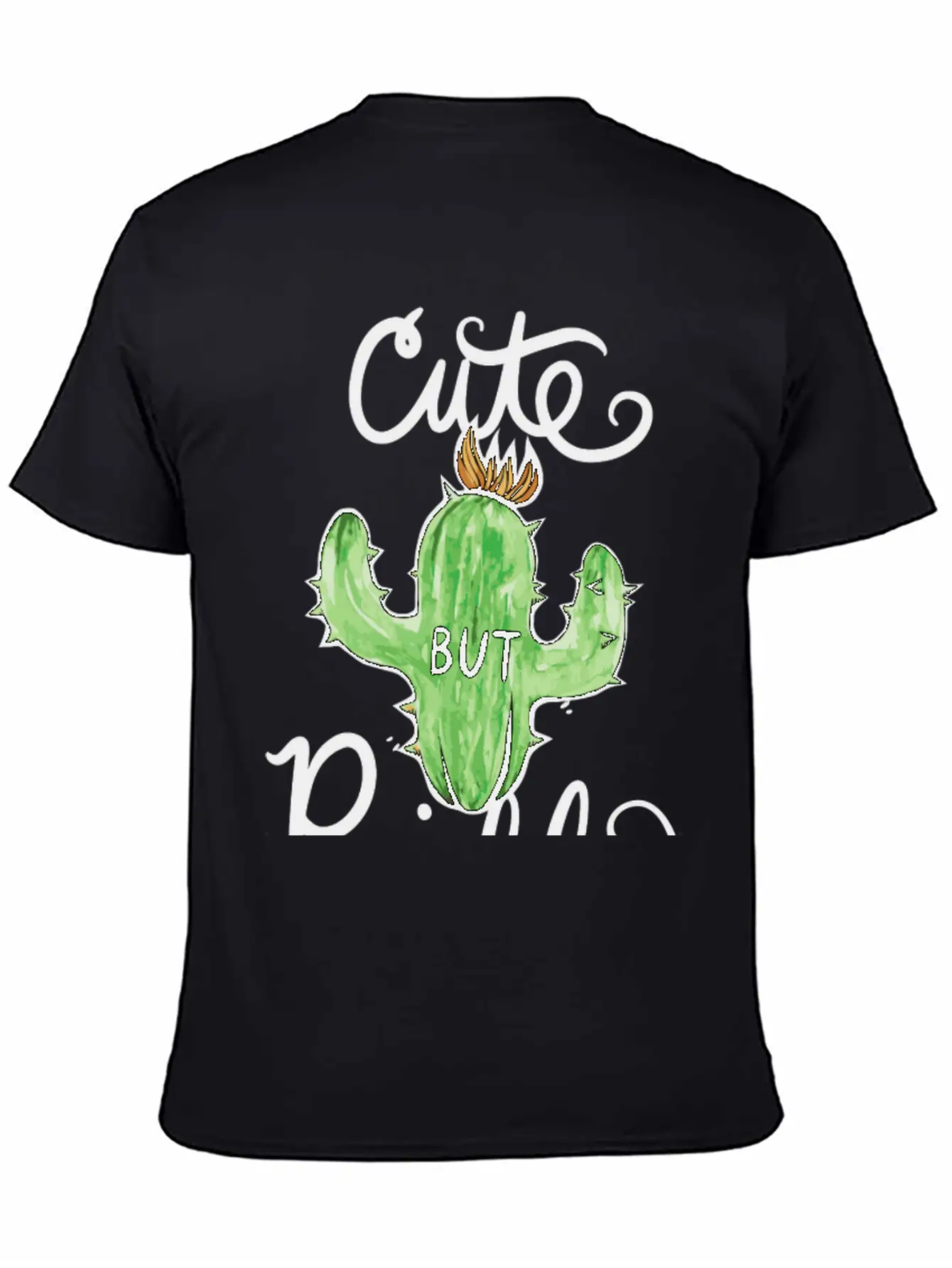 Cute But Prickly Cactus Cute Funny Stylish Everyday T-Shirt – Unisex Basic Cotton Tee