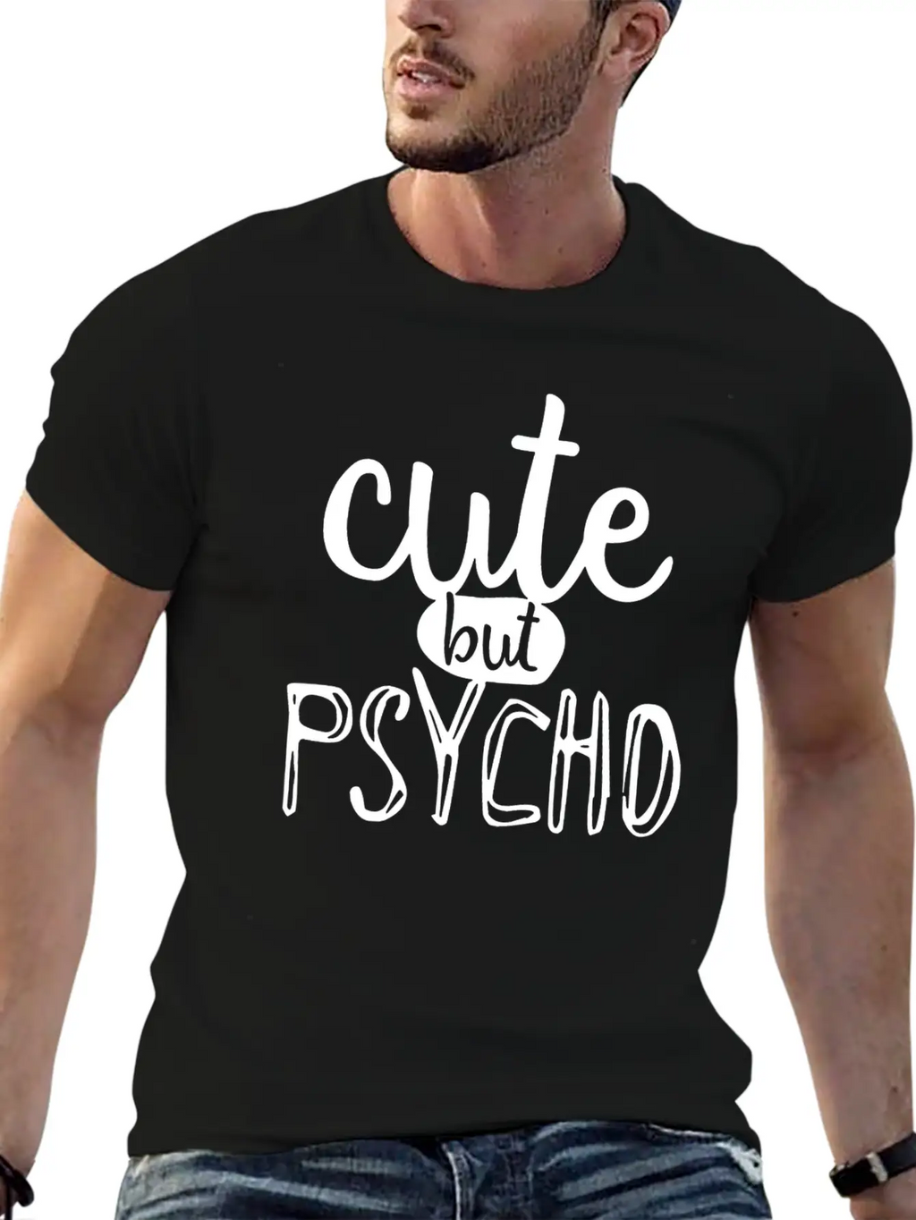 Cute But Psycho Unisex Casual T-Shirt – Clean Design For Daily Comfort