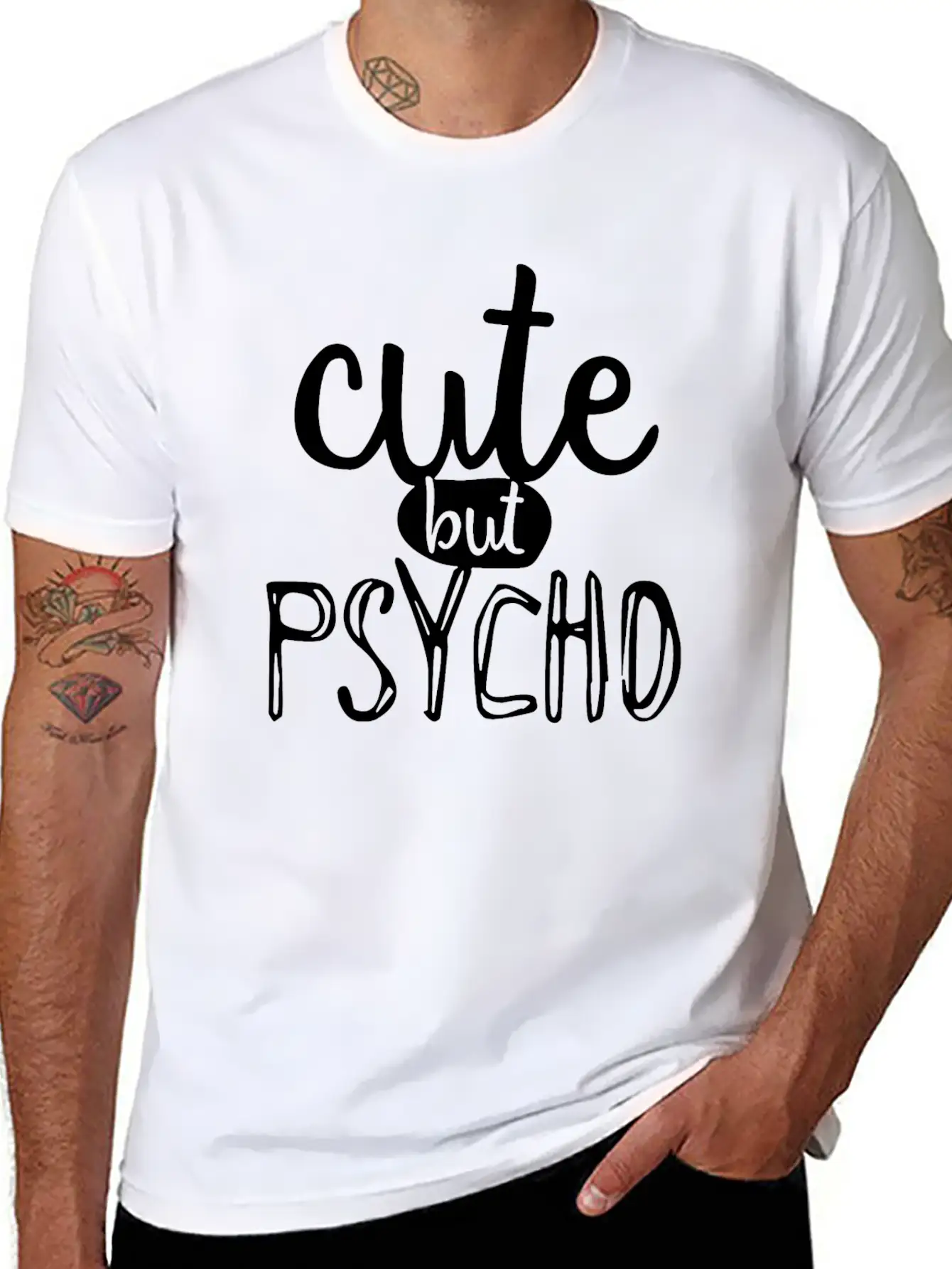Cute But Psycho Unisex Casual T-Shirt – Clean Design For Daily Comfort