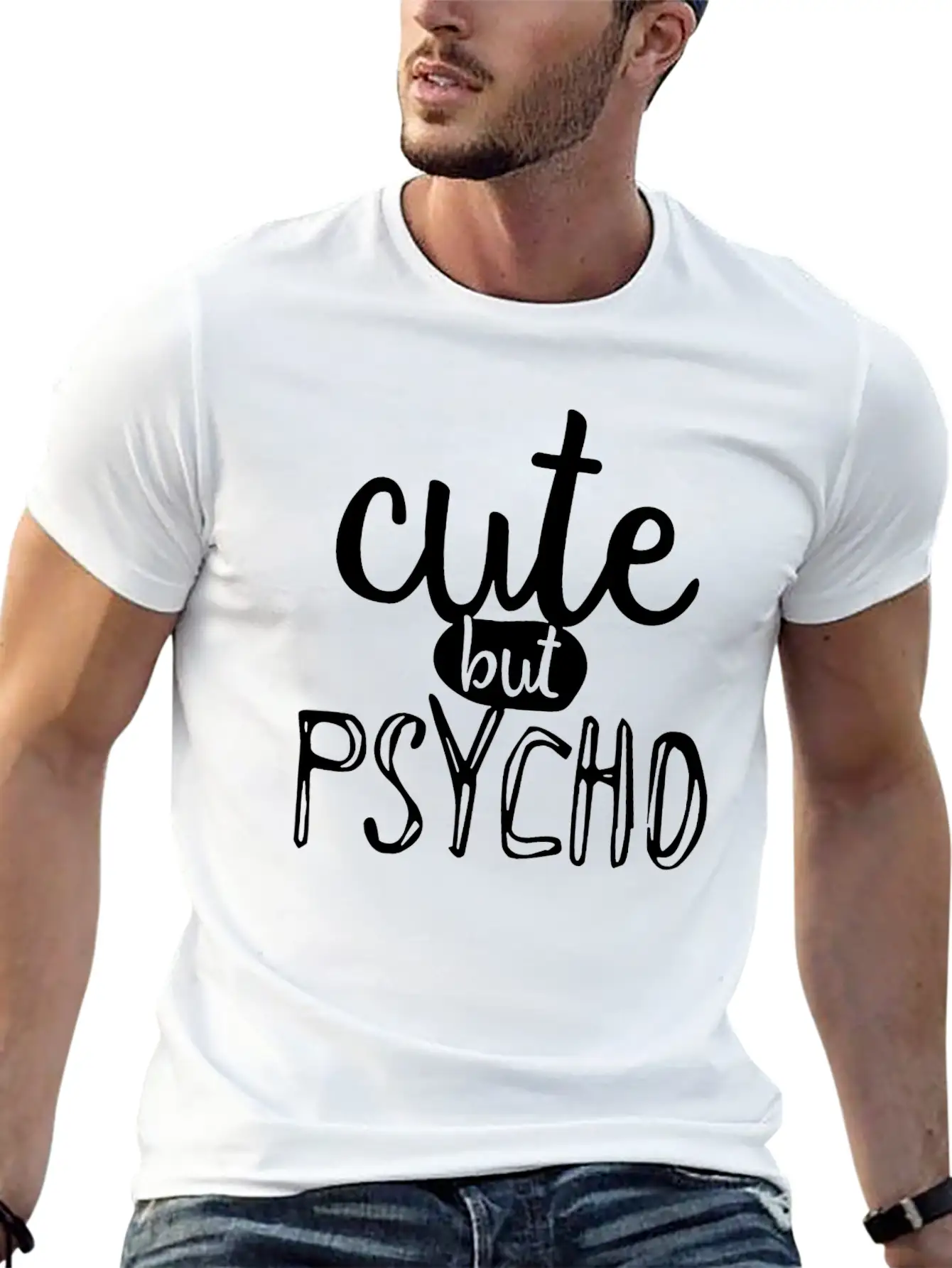 Cute But Psycho Unisex Casual T-Shirt – Clean Design For Daily Comfort