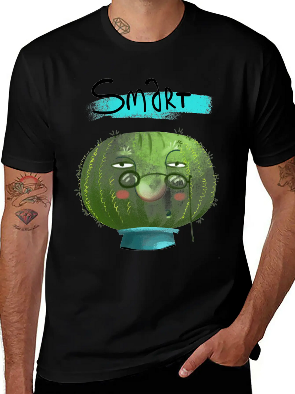 Cute Cactus Smart Unisex Casual T-Shirt – Clean Design For Daily Comfort
