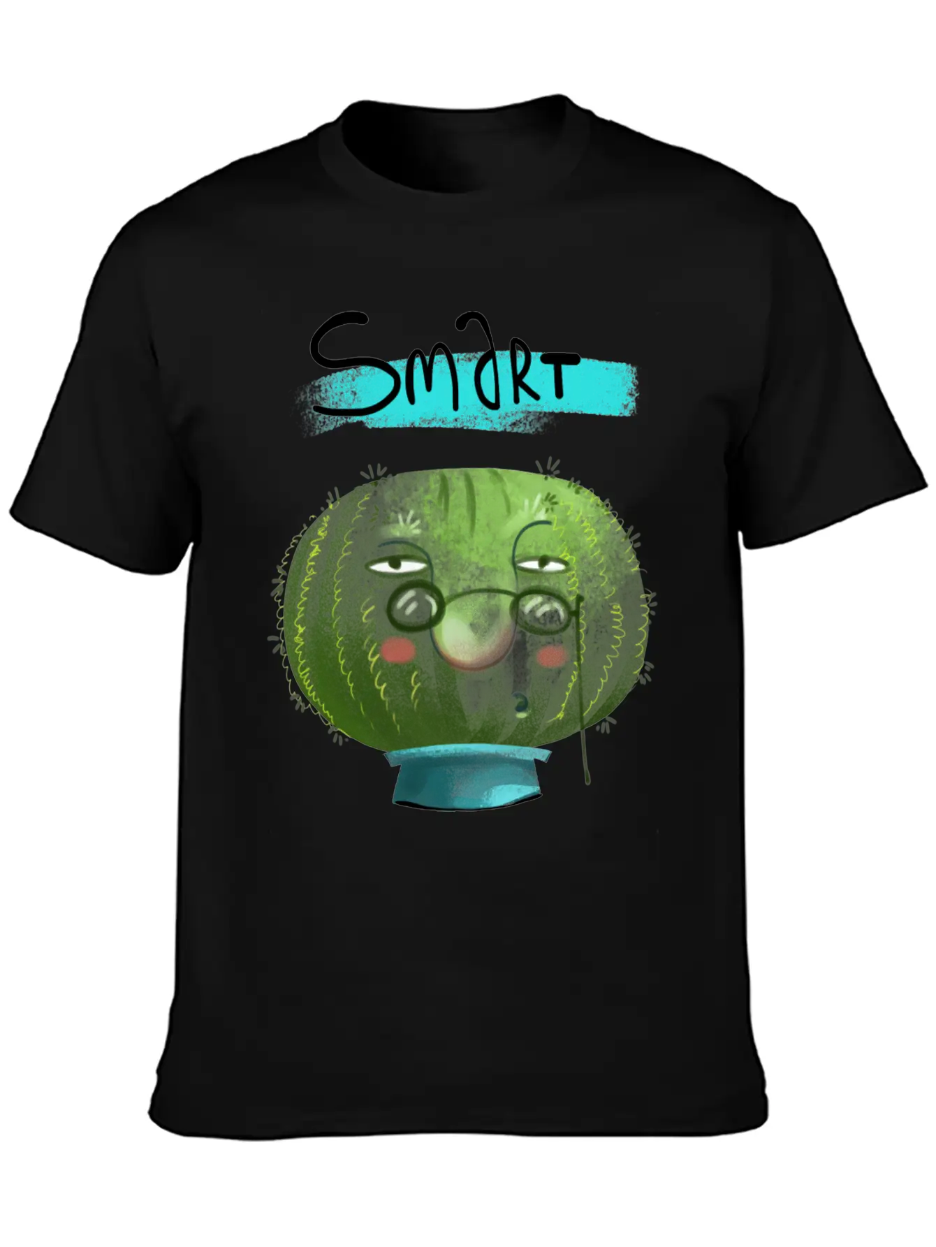 Cute Cactus Smart Unisex Casual T-Shirt – Clean Design For Daily Comfort