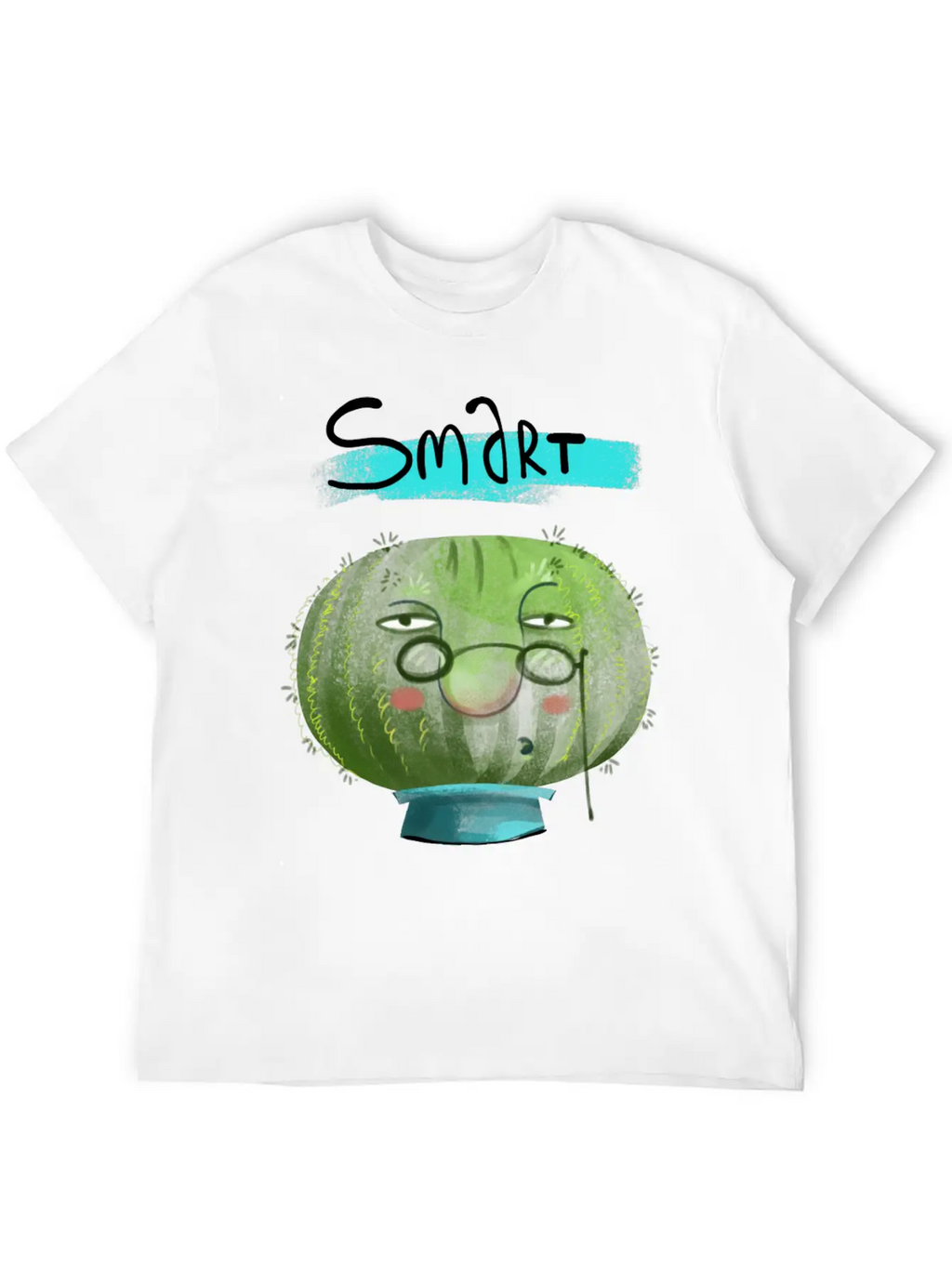 Cute Cactus Smart Unisex Casual T-Shirt – Clean Design For Daily Comfort
