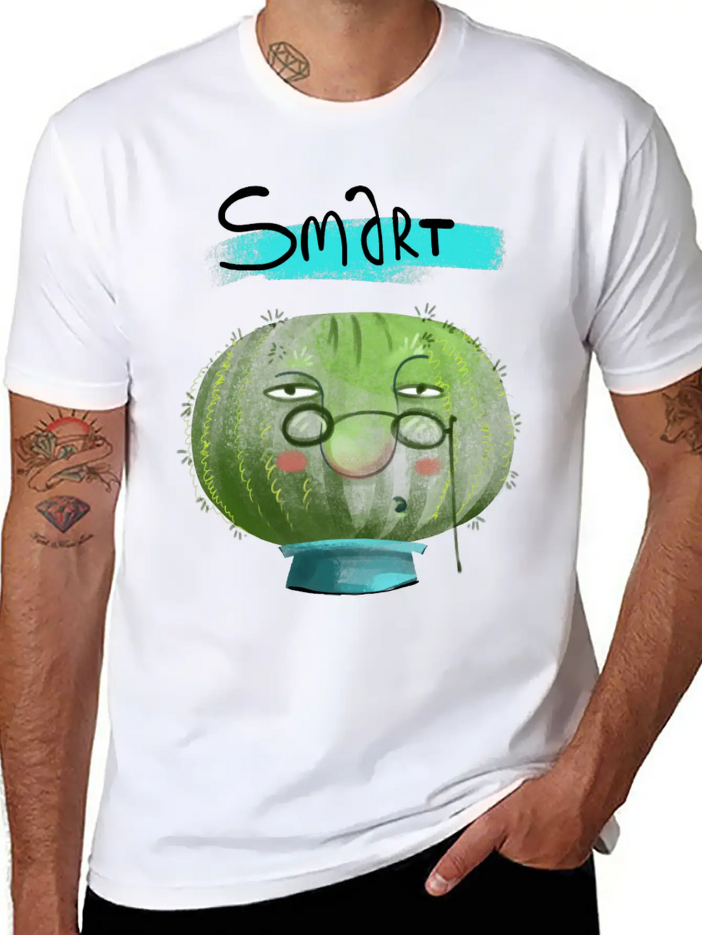 Cute Cactus Smart Unisex Casual T-Shirt – Clean Design For Daily Comfort