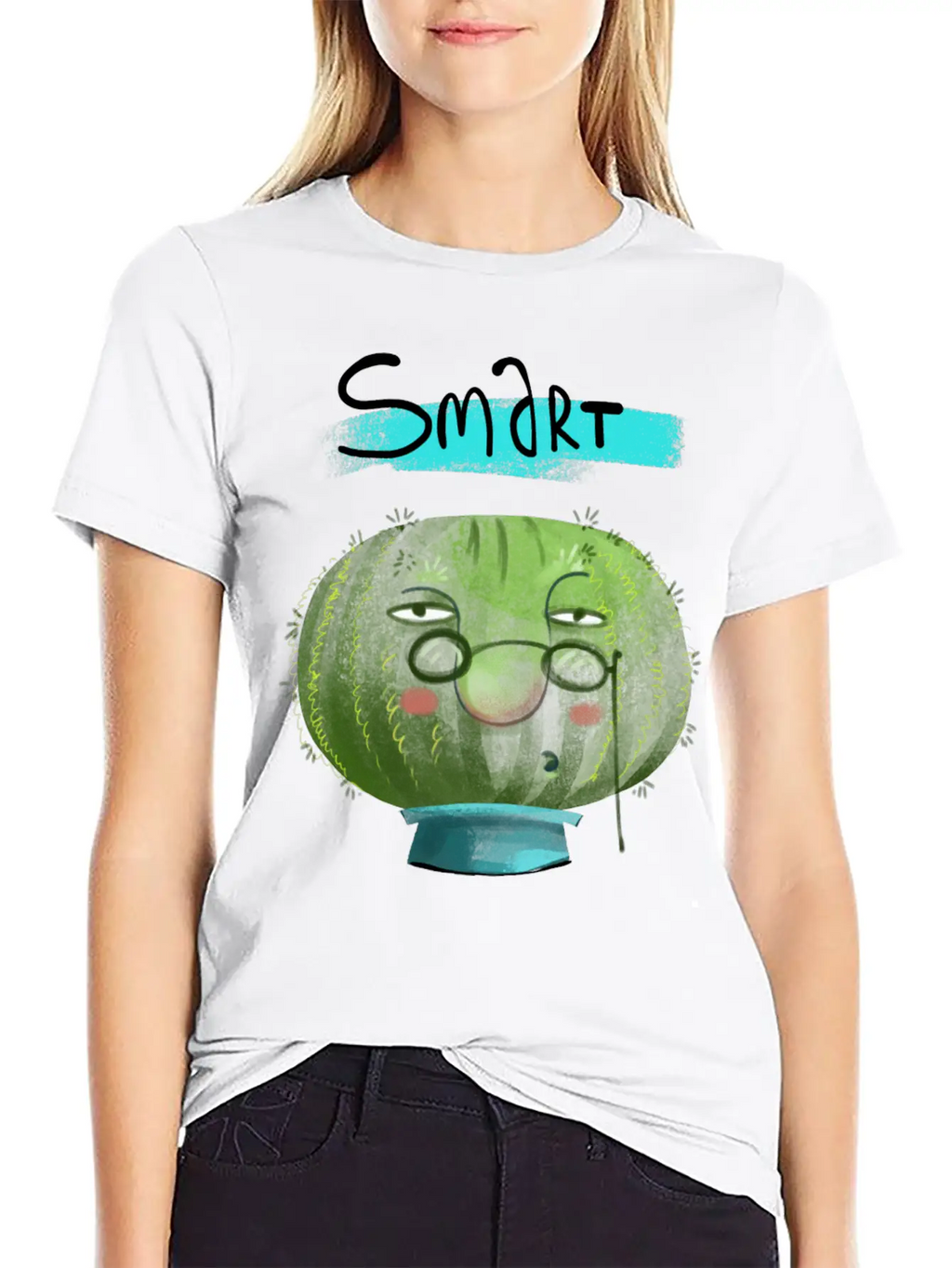 Cute Cactus Smart Unisex Casual T-Shirt – Clean Design For Daily Comfort