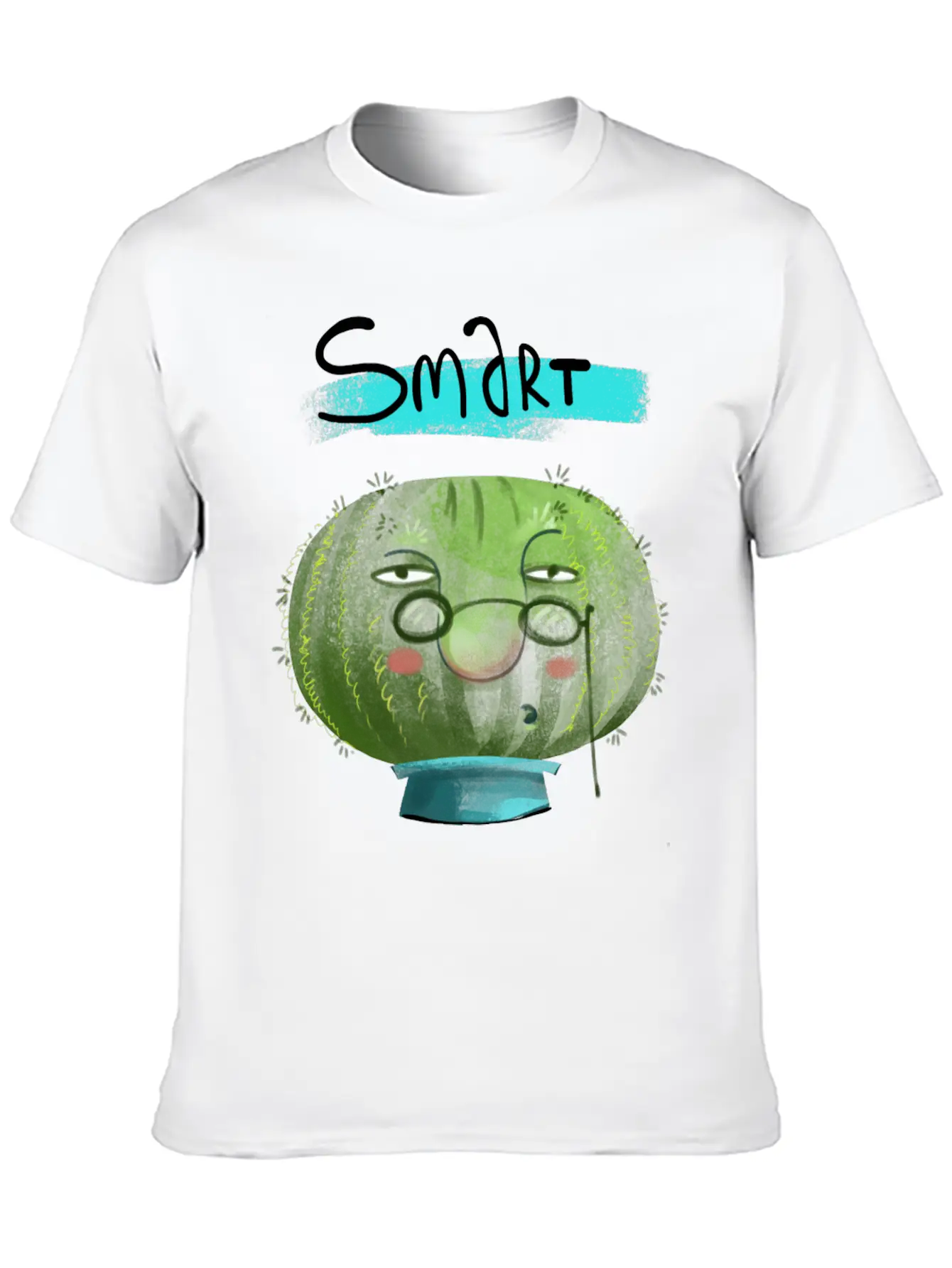 Cute Cactus Smart Unisex Casual T-Shirt – Clean Design For Daily Comfort