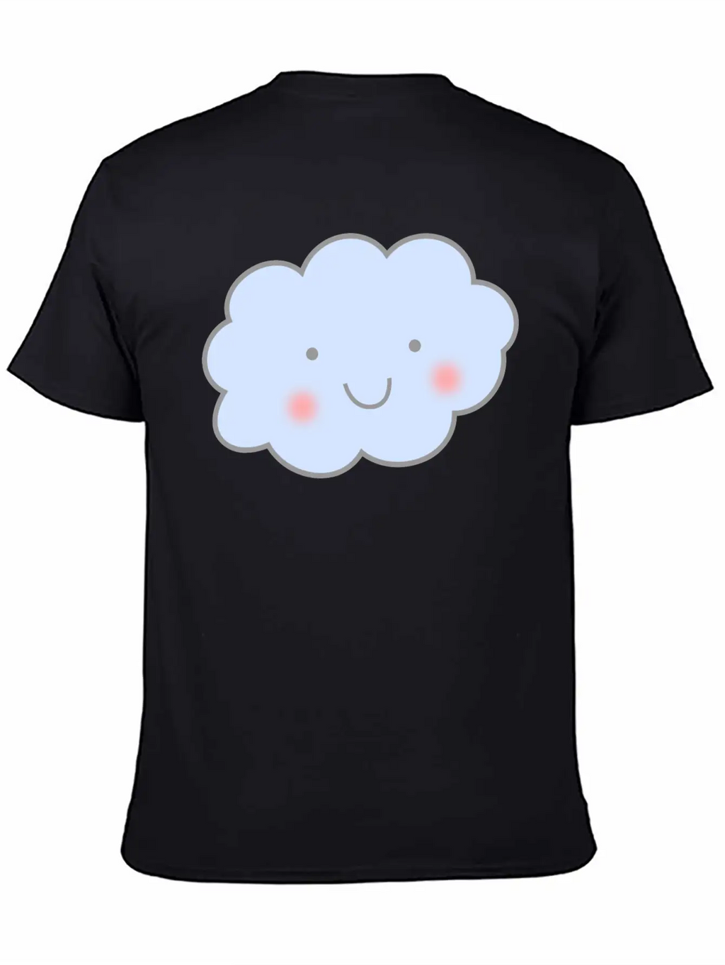 Cute Cloud Unisex Short Sleeve Soft Cotton T-Shirt – Casual Everyday Wear